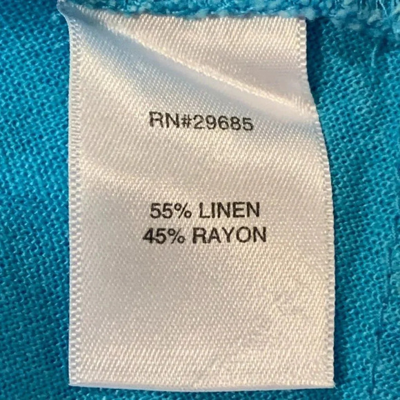 Pendleton‎ Women's Linen Blend Sleeveless Knit Dress Size 6 - Picture 9 of 12